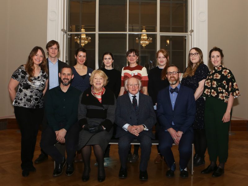 ARA Ireland Committee with President Michael D. Higgins, and his wife Sabina