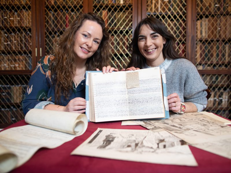Niamh Ní Charra (ARA Ireland Communications and Campaigns Officer), Historian and author, Liz Gillis (ARA Ireland EYA Ambassador 2022), Royal College of Physicians of Ireland. Photo © Julien Behal
