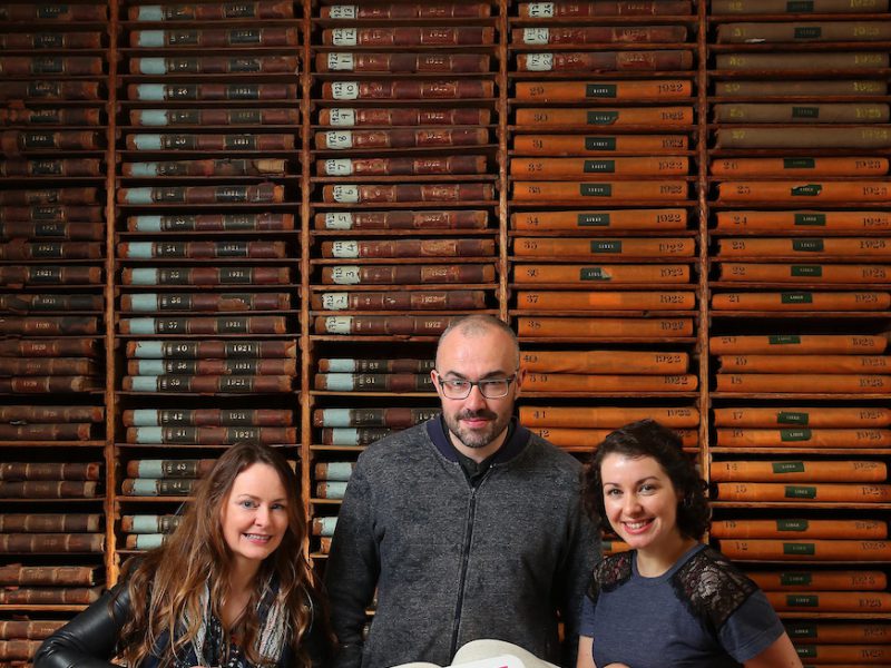Niamh Ní Charra (ARA Ireland Comms Officer), Fin Dwyer (EYA 2019 Ambassador), Joanne Carroll (Campaigns Officer)