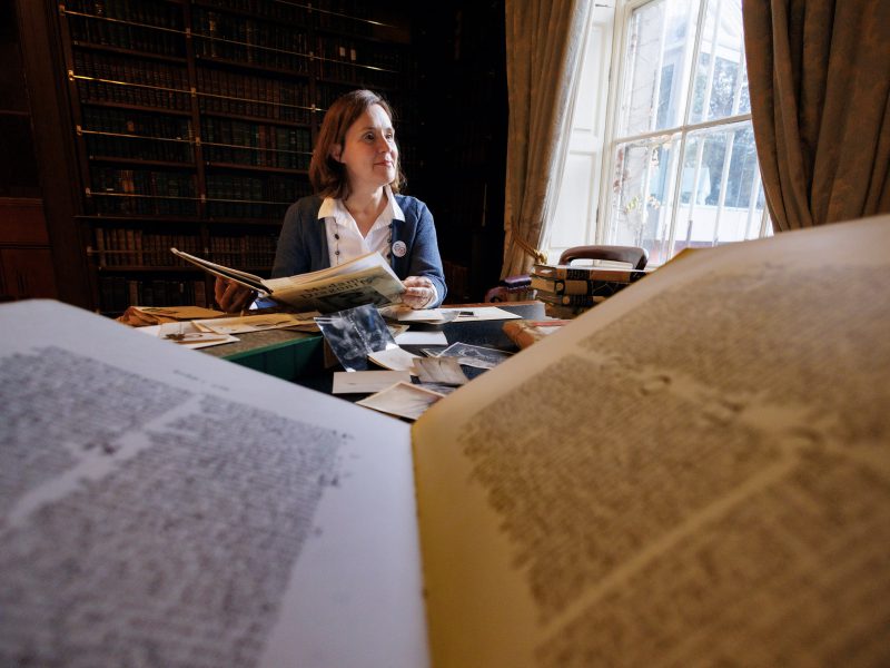 Journalist and author, Clodagh Finn (ARA Ireland EYA Ambassador 2023). Photo at Royal Irish Academy, © Marc O’Sullivan
