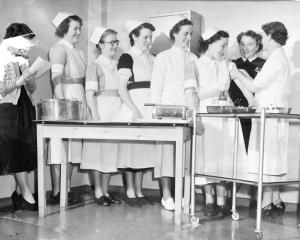 Nurses receiving their BCG vaccination, c.1950s