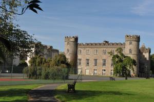 Clongowes Wood College castle and grounds on a sunny day